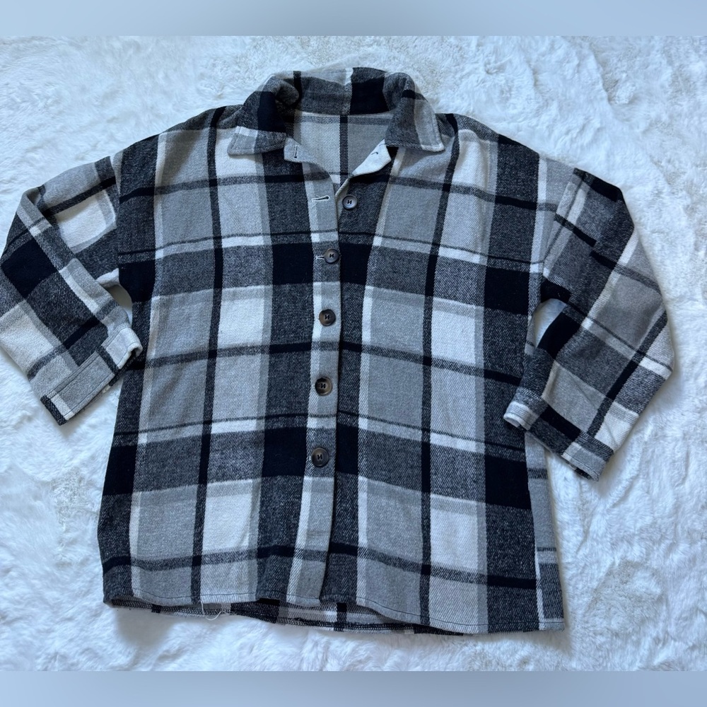 Boutique Plaid Flannel Shacket